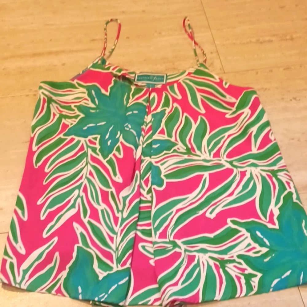 Southern Frock Silky Floral Tank Blouse
